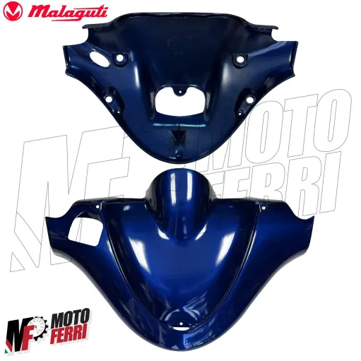 MF6178 - Coprimanubrio Completo Blu Acciaio Originale Malaguti F15 (1996/1999)