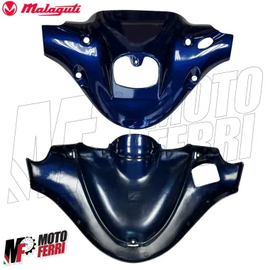 MF6178 - Coprimanubrio Completo Blu Acciaio Originale Malaguti F15 (1996/1999)