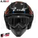 MF6180 Casco Jet LS2 Airflow II + Mask Maschera Joker Happy Dreams