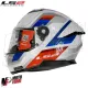 MF6182 Casco Integrale LS2 Stream II White Blue Red Bianco Blu Rosso BMW FF808