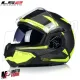 MF6183 - Casco Modulare Convertibile LS2 Advant X Oblivion Matt Black His Vis FF901