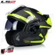 MF6183 - Casco Modulare Convertibile LS2 Advant X Oblivion Matt Black His Vis FF901