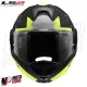 MF6183 - Casco Modulare Convertibile LS2 Advant X Oblivion Matt Black His Vis FF901