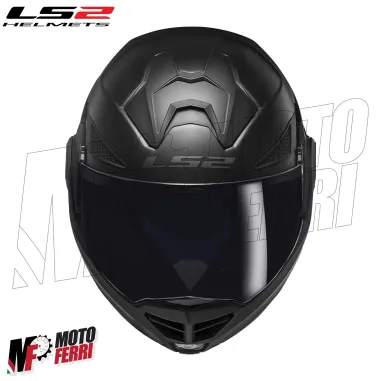 MF6184 - Casco Modulare Convertibile LS2 Advant X Solid Matt Black Nero Opaco FF901