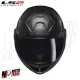 MF6184 - Casco Modulare Convertibile LS2 Advant X Solid Matt Black Nero Opaco FF901