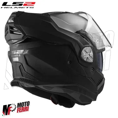 MF6184 - Casco Modulare Convertibile LS2 Advant X Solid Matt Black Nero Opaco FF901