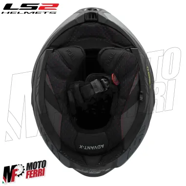 MF6185 Casco Modulare Convertibile LS2 Advant X Metryk Matt Titanium Nero / Grigio Opaco