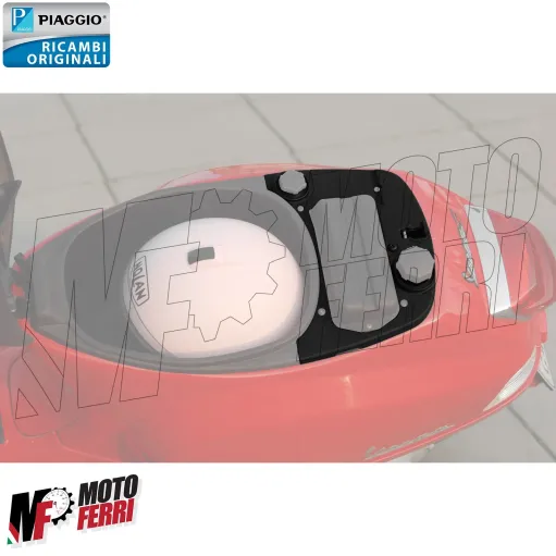 COPERTURA SERBATOIO BENZINA BATTERIA ORIG PIAGGIO 623019 VESPA 50 ET2 LX S 2T