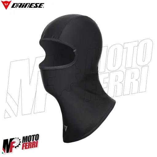 MF6189 Sottocasco Balaclava Black Dainese Traspirante Anti Vento Moto Scooter