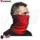 MF6190 Scaldacollo Dainese Neck Gaiter Nero Rosso Traspirante per Moto Scooter