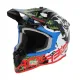 MF6193 Casco Acerbis Linear Moto Cross Enduro Motard Nero / Rosso / Blu / Bianco / Verde Lucido