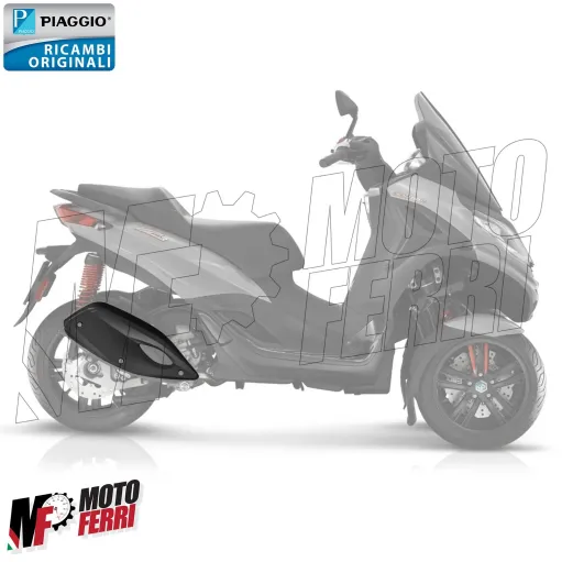 MF6196 Protezione Griglia Marmitta Originale Piaggio MP3 300 HPE mod 2019 / 2024