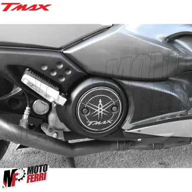 MF4935 - Kit 2 Adesivo Cover Protezione per Carter Yamaha TMax 500 530 2001/2016