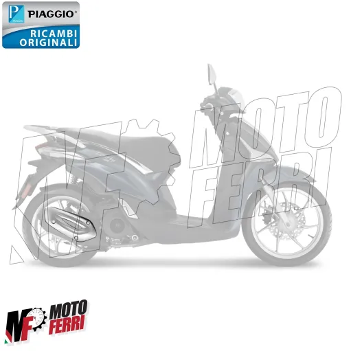 MF6198 Protezione Griglia Marmitta Orig Piaggio Liberty 125 150 iGet 2015/2019