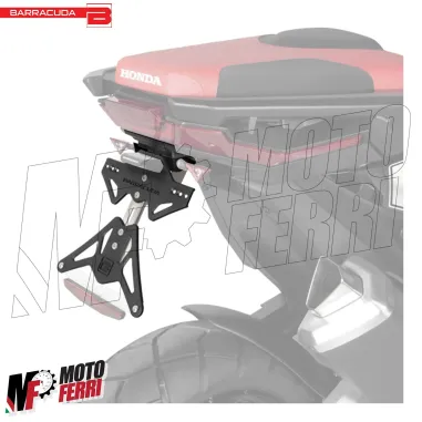 MF6201 Portatarga Barracuda Sportivo Regolabile Honda X-Adv 750 mod 2017 / 2020