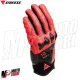 MF6208 Guanti Dainese X-Ride Gloves Racing in Pelle Rosso / Nero con Protezioni