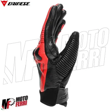 MF6208 Guanti Dainese X-Ride Gloves Racing in Pelle Rosso / Nero con Protezioni