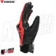MF6208 Guanti Dainese X-Ride Gloves Racing in Pelle Rosso / Nero con Protezioni