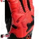MF6208 Guanti Dainese X-Ride Gloves Racing in Pelle Rosso / Nero con Protezioni
