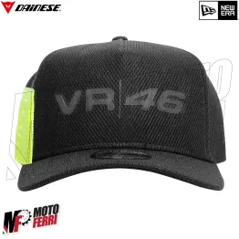 MF6211 - Cappello Dainese VR46 9Forty Cap Valentino Rossi Nero/Giallo Fluo by New Era 2