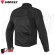 MF6215 - Giacca Moto Estiva Dainese Air Frame D1 Tex Jacket Nero con Protezioni