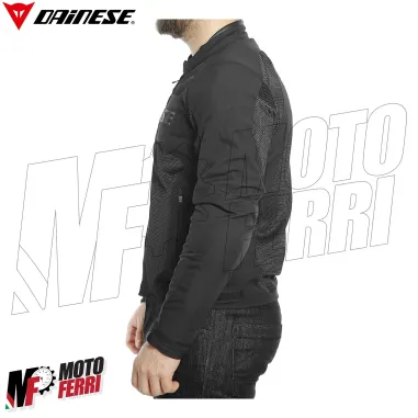 MF6215 - Giacca Moto Estiva Dainese Air Frame D1 Tex Jacket Nero con Protezioni