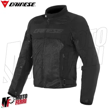 MF6215 - Giacca Moto Estiva Dainese Air Frame D1 Tex Jacket Nero con Protezioni