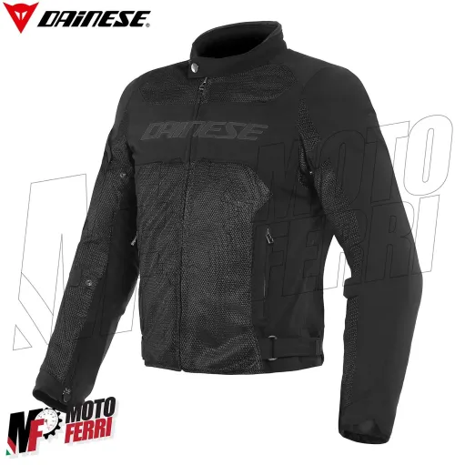 MF6215 - Giacca Moto Estiva Dainese Air Frame D1 Tex Jacket Nero con Protezioni