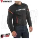 MF6216 - Giacca Moto Estiva Dainese Air Frame D1 Tex Jacket Nero/Rosso con Protezioni
