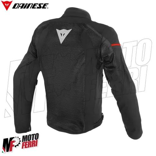 MF6216 - Giacca Moto Estiva Dainese Air Frame D1 Tex Jacket Nero/Rosso con Protezioni