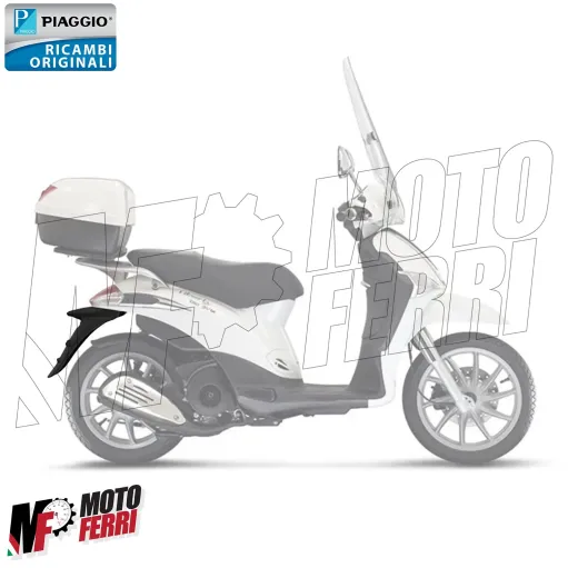 MF6219 Parafango Portatarga Posteriore Piaggio Liberty 125 150 3V LEM 2013/2014