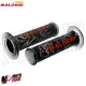 MF2655 Coppia Manopole Manicotti Malossi Tribale Tribal 2.0 Grip Nero Scooter Universali