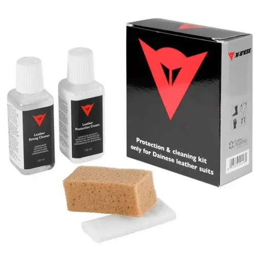 MF6263 Kit protezione e pulizia Dainese per la PELLE Tuta Guanti Stivali ecc