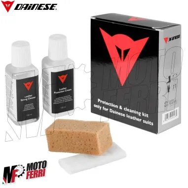 MF6263 Kit protezione e pulizia Dainese per la PELLE Tuta Guanti Stivali ecc