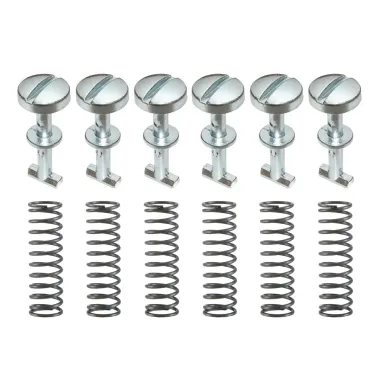 MF6267 Kit 6 Perni Ritegni + 6 Molle per Carterini Laterali Piaggio SI / Bravo