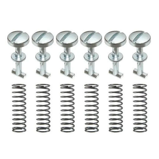 MF6267 Kit 6 Perni Ritegni + 6 Molle per Carterini Laterali Piaggio SI / Bravo