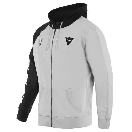 MF6273 Felpa Uomo con Zip e Cappuccio Dainese Racing Service Full Zip Hoodie