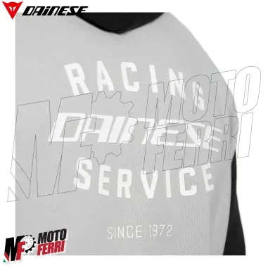 MF6273 Felpa Uomo con Zip e Cappuccio Dainese Racing Service Full Zip Hoodie