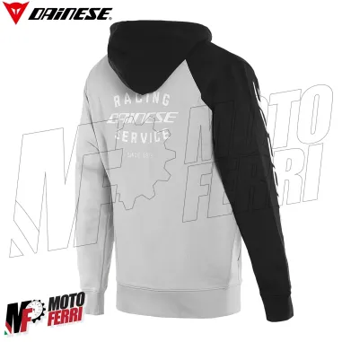 MF6273 Felpa Uomo con Zip e Cappuccio Dainese Racing Service Full Zip Hoodie
