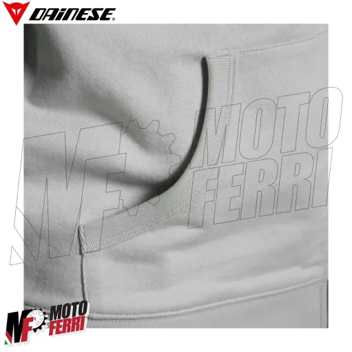 MF6273 Felpa Uomo con Zip e Cappuccio Dainese Racing Service Full Zip Hoodie