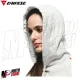 MF6274 Felpa Donna con Cappuccio Dainese Hoodie Stripes Lady Light Gray/Fluo Red