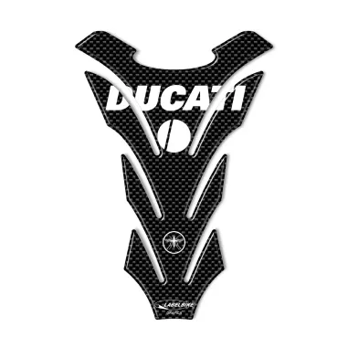 MF6275 Adesivo Protezione Paraserbatoio Ducati Resina Effetto Carbonio 20x14cm
