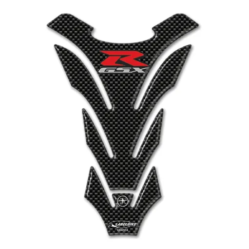 MF6276 Adesivo Protezione Paraserbatoio Suzuki GSX-R Resina 3D Carbonio 20x14cm