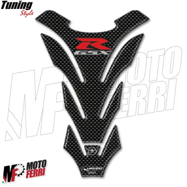 MF6276 Adesivo Protezione Paraserbatoio Suzuki GSX-R Resina 3D Carbonio 20x14cm