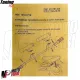MF3815 - Pedalini Poggiapiedi Passegero per Aprilia SR 50 mod 1997/2001