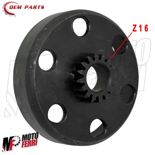 MF6298 Campana Frizione 16 Denti MINICROSS Replica Motore LEM KTM