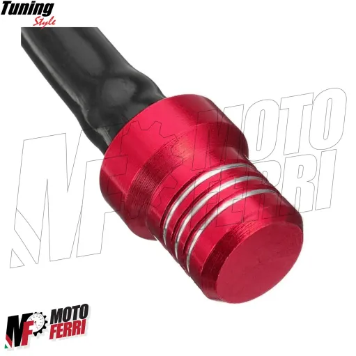 MF6306 Valvola Sfiato Serbatoio Benzina CNC Rosso per Moto Cross Enduro Motard