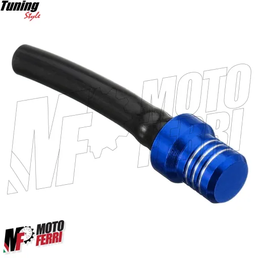 MF6306 Valvola Sfiato Serbatoio Benzina CNC Blu per Moto Cross Enduro Motard