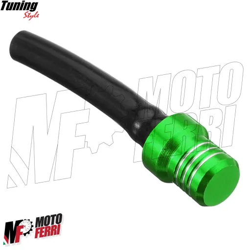 MF6306 Valvola Sfiato Serbatoio Benzina CNC Verde per Moto Cross Enduro Motard