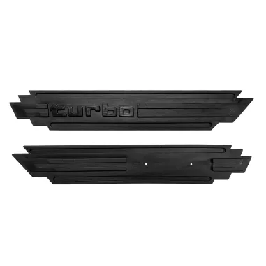 MF6320 - Modanature Adesive TURBO Nere per Vespa PK S XL Rush HP FL FL2